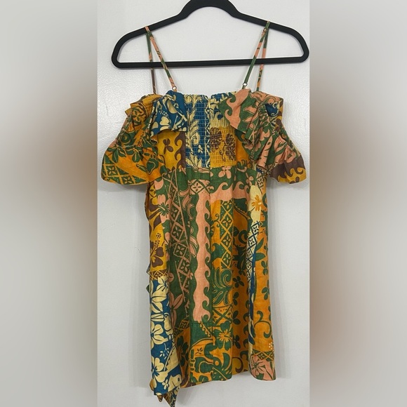 Alemais Archie Flounce Mini Dress Muti Size 2 - Picture 11 of 13